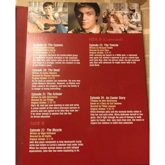 DVD - THE WALTONS / THE COMPLETE FIRST SEASON - 5 DISC COLLECTION - Picture 6 of 15